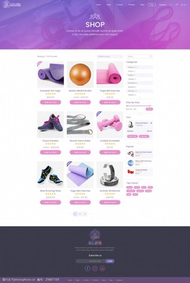 瑜伽网站图片素材